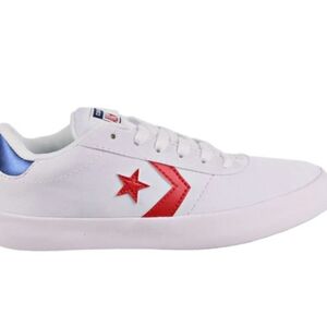 Converse Point Star Ox Women's Shoes White/Enamel Red/Navy